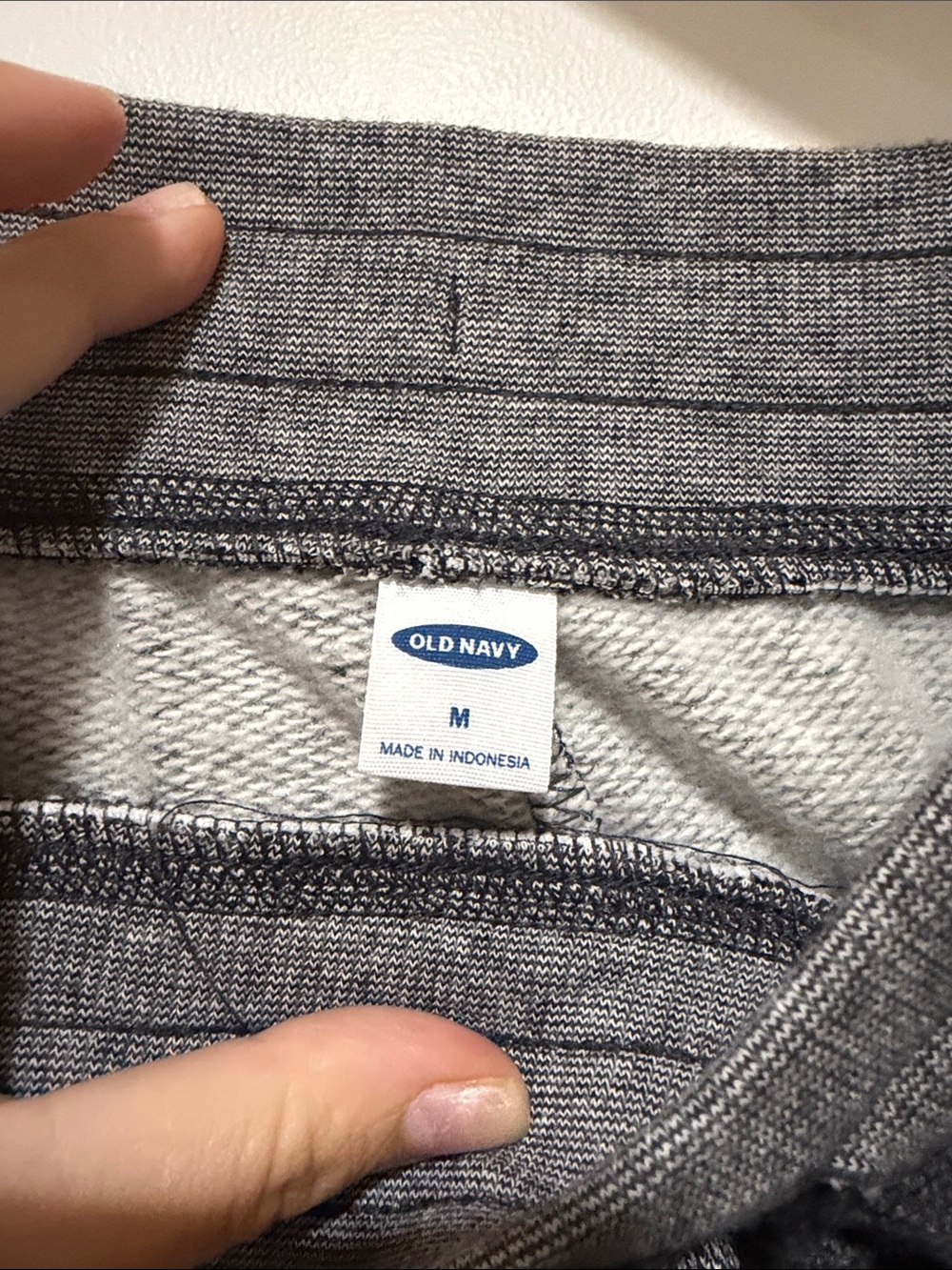 Old Navy Heathered Dark Gray Jogger Sweatpants - Picture 3 of 3